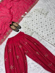 Traditional Panjabi Salwar Top Dupatta Set