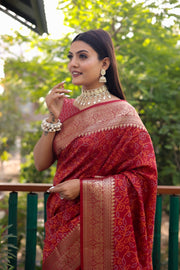 Bandhej Patola Silk Saree