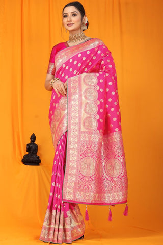 Kanchipuram pure silk Handloom saree with Siroski work