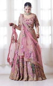 Pink Bollywood Style Lehenga Choli