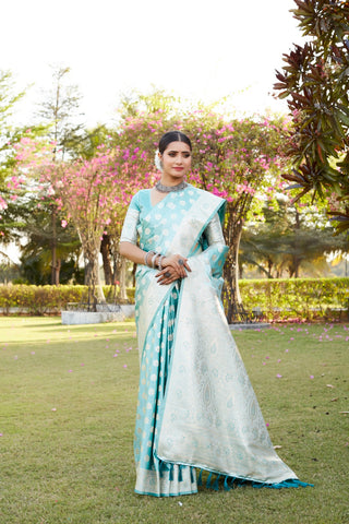 Pure Kanjivaram Soft Satin Silk Saree