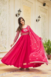 Navratri special Gown Dupatta