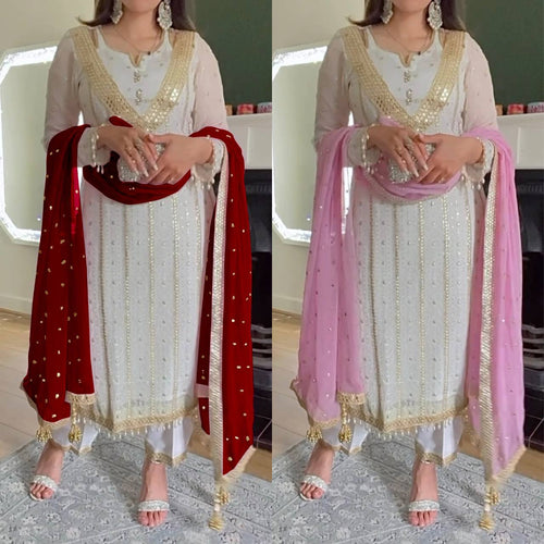 Designer Party Wear Long Pakistani Suit