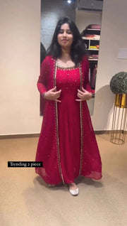 Gown With Shrug Koti