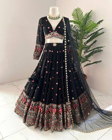 Party/Function Wear Stylish Lehenga Choli With Koti