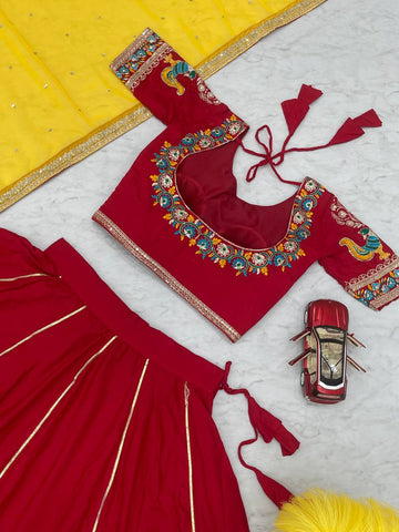 Pure Heavy Cotton 6.5 Mtr Flair Navratri Special Chaniya Choli