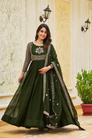 Navratri special Gown Dupatta