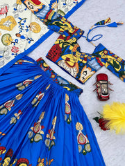 Kalamkari Printed Garba Special Chaniya Choli