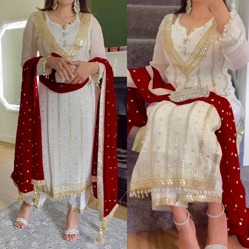 Designer Party Wear Long Pakistani Suit