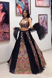 Festival Special Premium Black Chaniya Choli