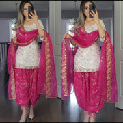 Traditional Panjabi Salwar Top Dupatta Set