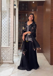 Gorgeous Sharara Pant , Top And Dupatta