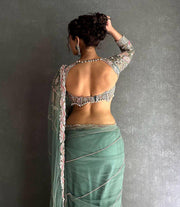 Organza Silk saree