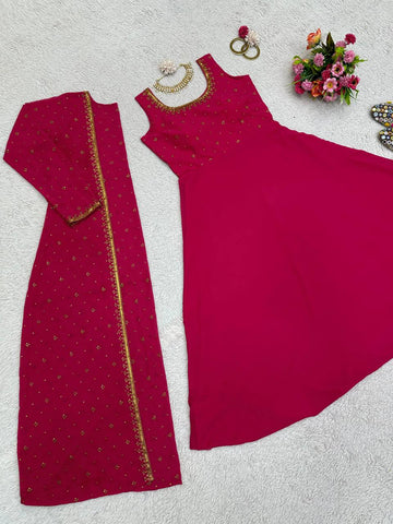 Gown With Shrug Koti