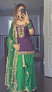 Panjabi Dholi-Salwar Suite