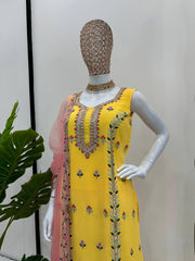 Party Wear Sharara top with Dupatta