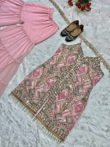 Party look sharara Top