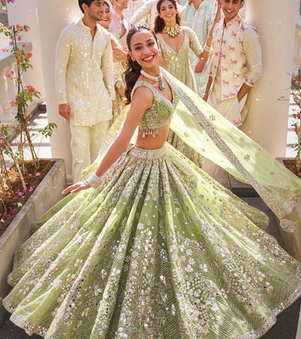 Bollywood style Glamorous Bridal Special Lehenga Choli