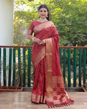 Bandhej Patola Silk Saree