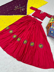 Pure Cotton Chaniya Choli with 5.5 Mtr Flair