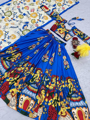 Kalamkari Printed Garba Special Chaniya Choli