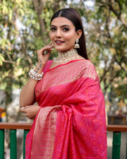 Bandhej Patola Silk Saree