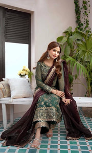 Pakistani Long top with Pent and Dupatta