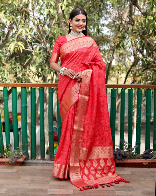 Bandhej Patola Silk Saree