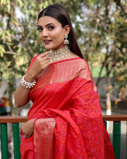 Bandhej Patola Silk Saree