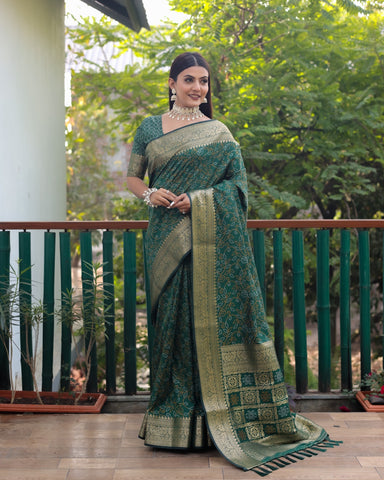 Bandhej Patola Silk Saree