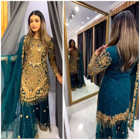 Gorgeous Sharara Plazzo Koti Top