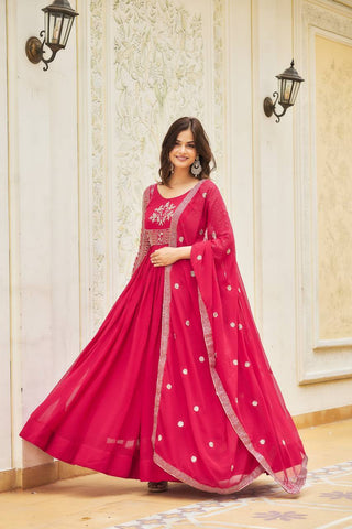 Navratri special Gown Dupatta