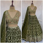 Mahendi/Wedding Function Special Lehenga Choli