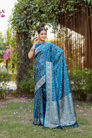 Premium Kanjivaram Soft Satin Silk Saree