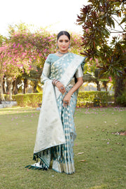 Pure Kanjivaram Soft Satin Silk Saree