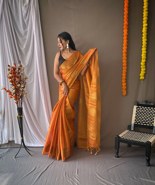 Pure tissue silk sari