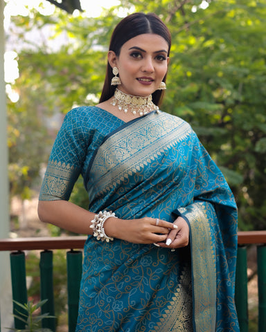 Bandhej Patola Silk Saree