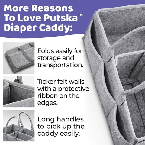 Baby Diaper Organizer Holder Bag