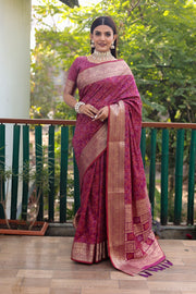 Bandhej Patola Silk Saree