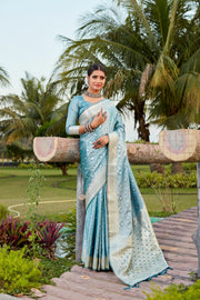 Kanjivaram Pure Satin Soft Silk Saree