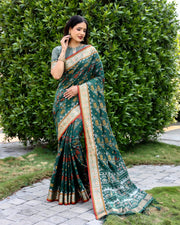 Ikkat Patola Silk Saree