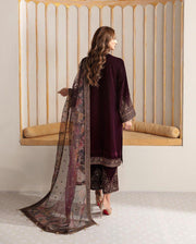 Stylish Velvet Top Plazzo Dupatta Set