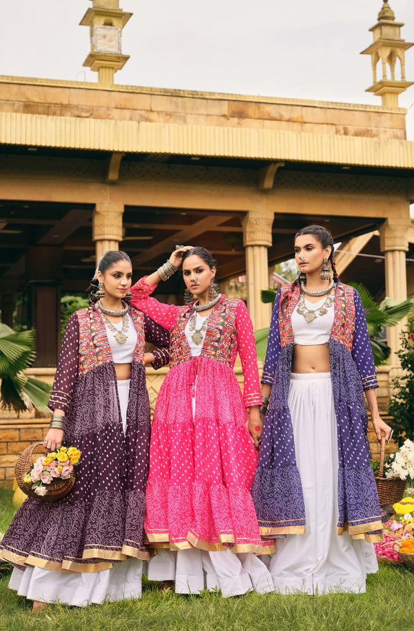 Pure Cotton Lehenga with Printed Shrug and Blouse