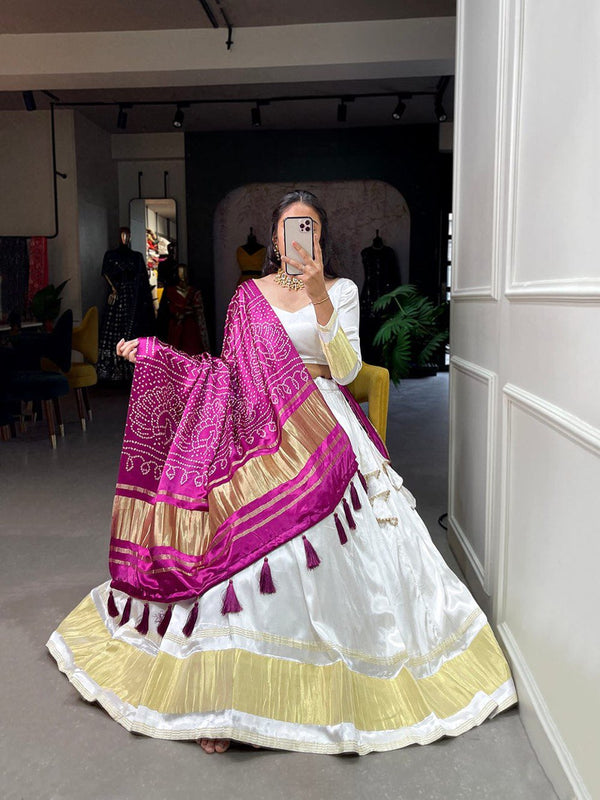 Gaji Silk Lehenga-Choli