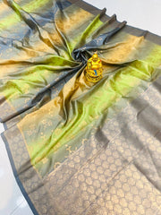 Soft silk saree with digital print