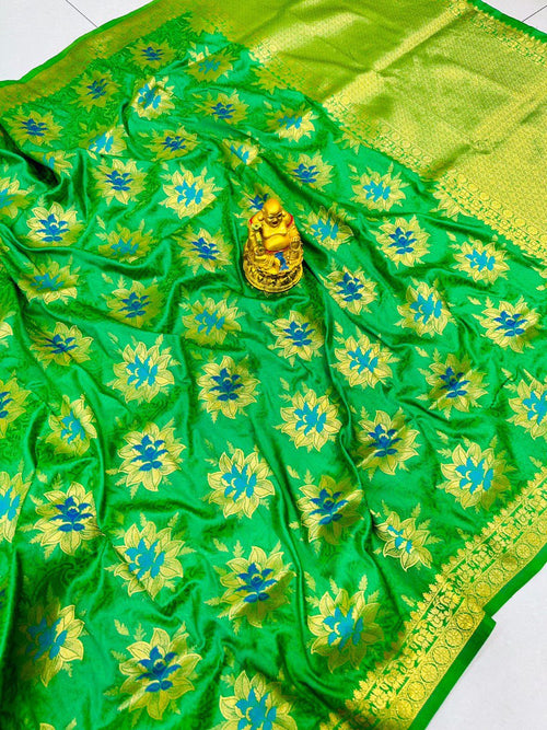 Pure silk handloom saree with Pure Jari emboss