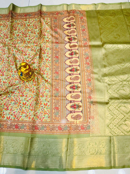 Real Pashmina Dolla Silk Saree