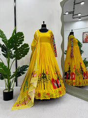 Navratri Special Gown Dupatta