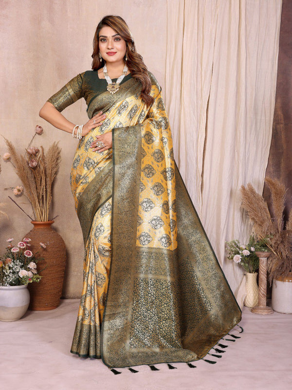 Pure Banarasi Tissue Silk Saree - Shree