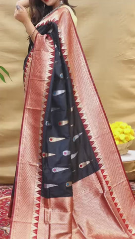 Pure Soft Silk Handloom Saree